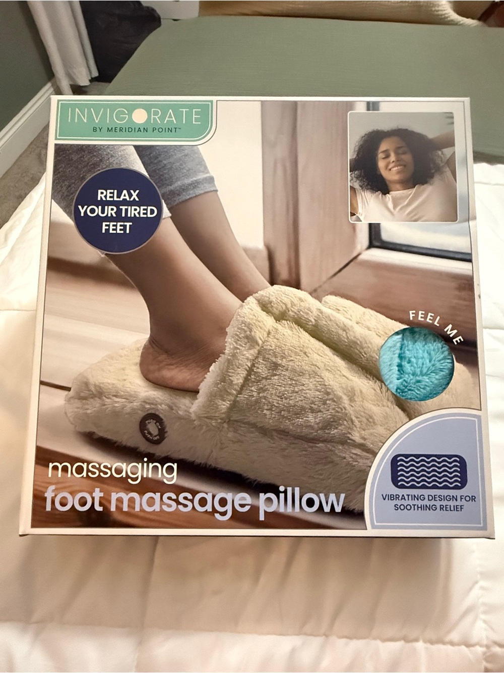 Invigorate foot massage pillow- Blue